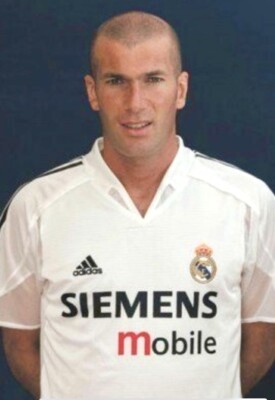 Real Madrid SIEMENS Mobile home sponsor 2004/05 football heat