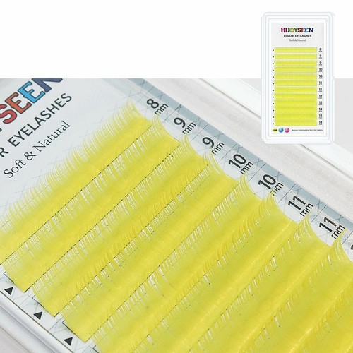 0.07mm 0.10mm 0.12mm 0.15mm C D Mix Color Gradient Ombre False Eyelashes Makeup - Picture 17 of 19