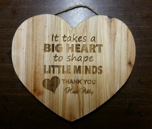 personalized heart sign for teacher babysitter daycare christmas christmas gift for babysitter