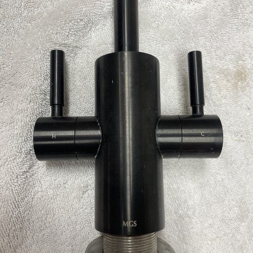 MGS HC Black Steel Stainless Steel Faucet. Very Nice, Ships Today! - Picture 2 of 9