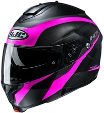 HJC C91 Taly Modular Motorcycle Helmet Pink XS SM MD LG XL 2XL Sunscreen