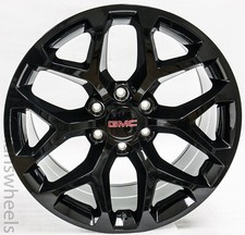4 NEW GMC Sierra Yukon Denali Gloss Black Red BT 20” Wheels Rims Free Ship 5668