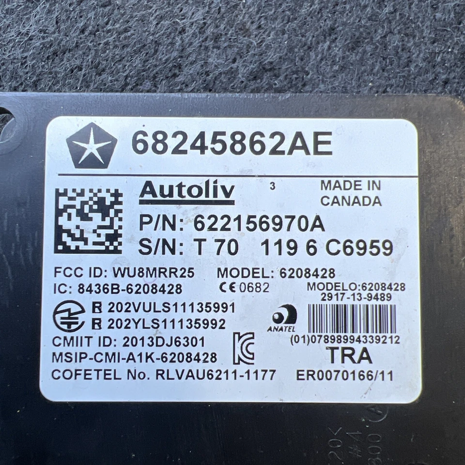15-18 Dodge Challenger SRT/ 2014-Charger Blind Spot Detection Module LH / RH OEM - Image 2 of 4