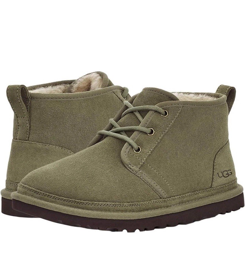 UGG Neumel Chukka Suede Lace Up Women's Ankle Boots BTOL Burnt Olive SIZE 10