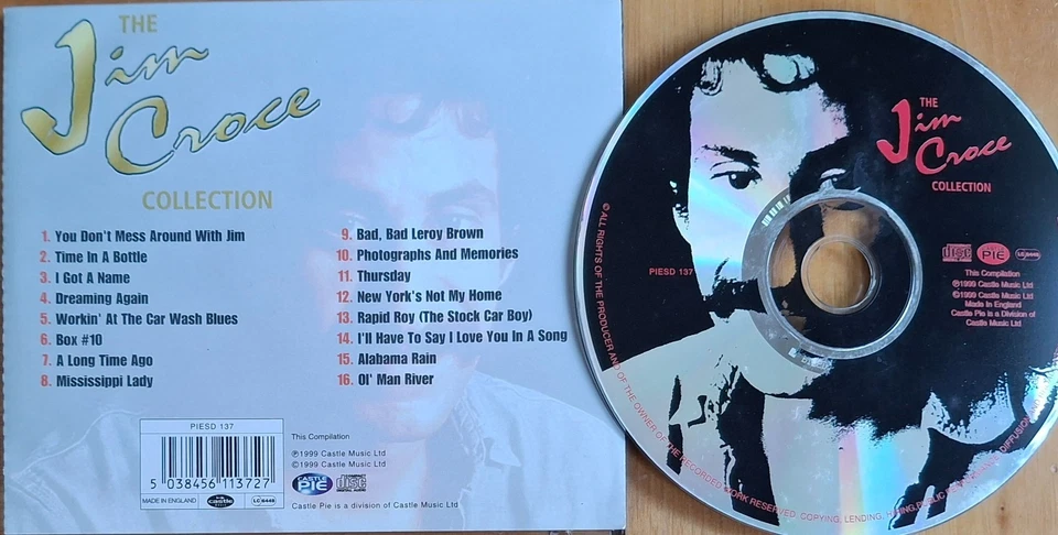 Jim Croce - The Jim Croce Collection 1999 UK 16 Track CD EX - Image 2 of 2
