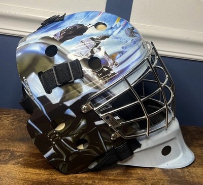 STAR WARS BAUER NME3 SR SENIOR GOALIE MASK HOTH BATTLE HELMET 7-7.5 22 -23.4 