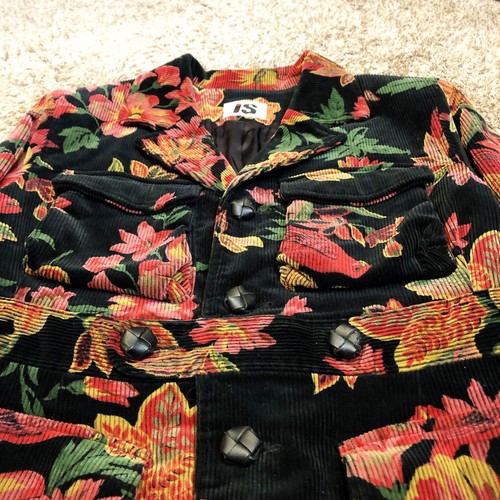 I.S Corduroy Jacket Floral Pattern Issey Miyake Tsumori Chisato - Picture 8 of 16