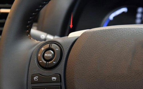 Steering Wheel Shift Paddle Extension For Lexus CT200 14-17 Dry Red Carbon Fiber - Picture 5 of 7