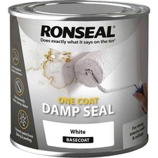 Ronseal 37562 One Coat Damp Seal, 250ml White