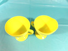 Vintage Hazel Atlas Moderntone Platonite Bright Yellow Cream And Sugar — photo 7