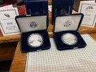 2010-W, 2011-W American Silver Eagle Proof In Original Box w/COA. LOT OF 2