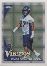 2010 Topps Chrome Retail X-Fractor Everson Griffen #C134 h8k