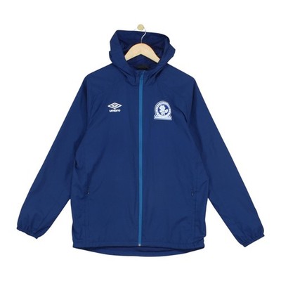Umbro Blackburn Rovers Trainingsjacke Herren Größe M blau Kapuze Full Zip