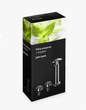 John Lewis - Wine Saver, Pump Sealer 2 Vacuum Stoppers Preserver Kit