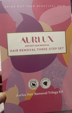 AURUX Instant Hair Removal Three-Step Set Trilogy Kit Exp. 01/11/2028 SEALED NEW