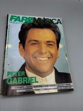 FARE MUSICA RIVISTA MUSICISTI E STRUMENTI N°66 1986 peter gabriel 