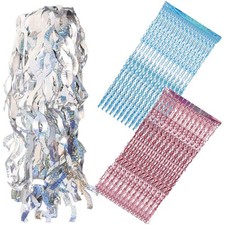 3 Pcs Curtain for Backdrop Foil Fringe Party Decoration Colorful Curtains