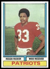 Reggie Rucker 1974 Topps #145 New England Patriots