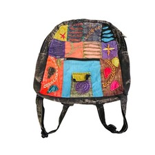 KPC Nepal Patchwork Boho Backpack Handmade Cotton Festival Hippie Rucksack