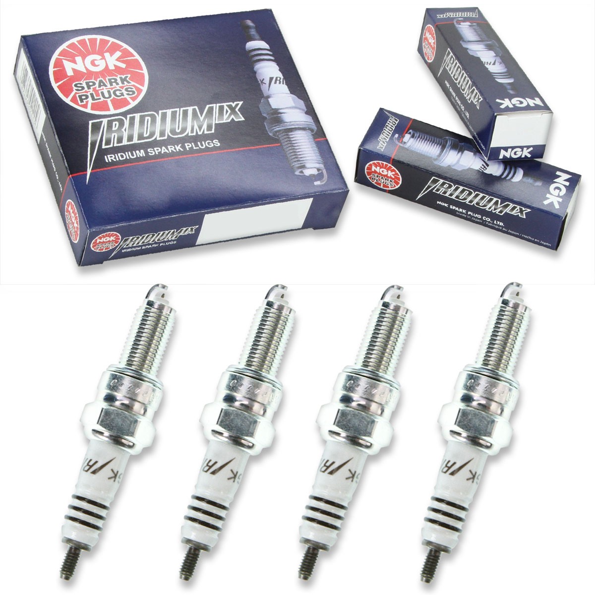 4pcs 12-13 Yamaha YXR700F Rhino 700 FI Sport Edition NGK Iridium IX Spark aa