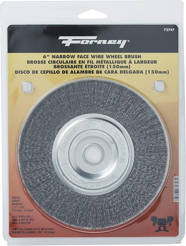 Durable Alloy Steel Wire Brush - 6-Inch Crimped Wheel for Paint and Rust Removal - Picture 8 of 11