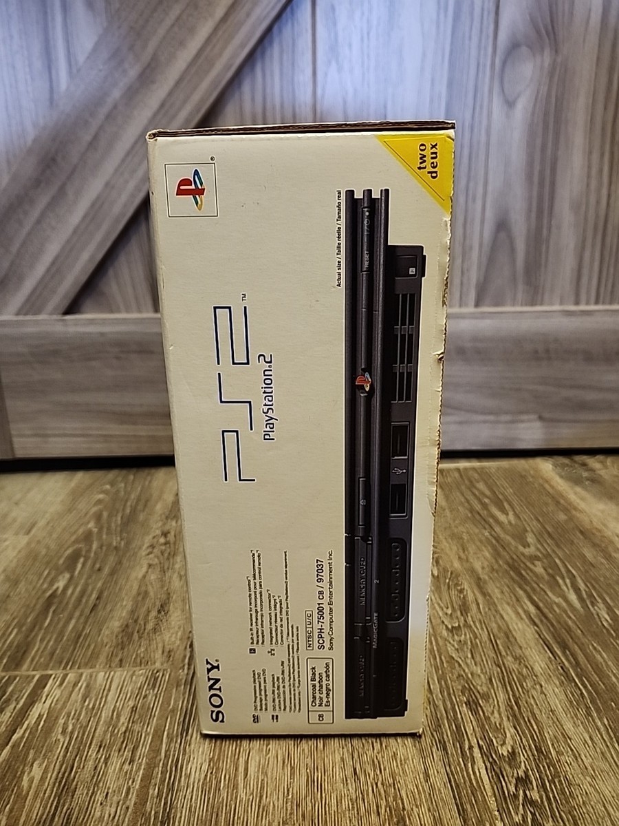 PlayStation2 - SONY　プレイステーション2チャコール・ブラック SCPH-75000CB プレイステーション2 SCPH-75000CB （チャコール・ブラック