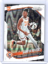 2025 Panini Prizm WNBA Saniya Rivers #131  White Seismic Prizm (RC)