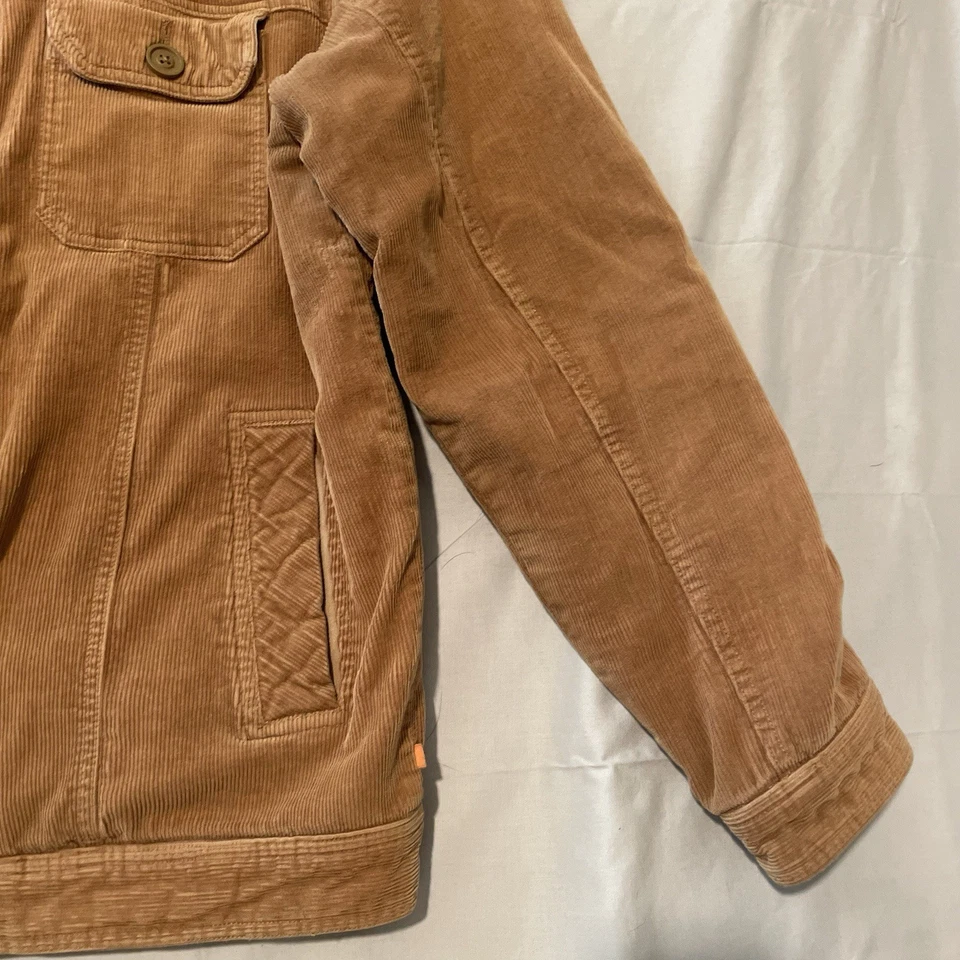 Chaqueta de pana forrada de lana Quicksilver Waterman Collection grande para hombre Foto 4 de 4