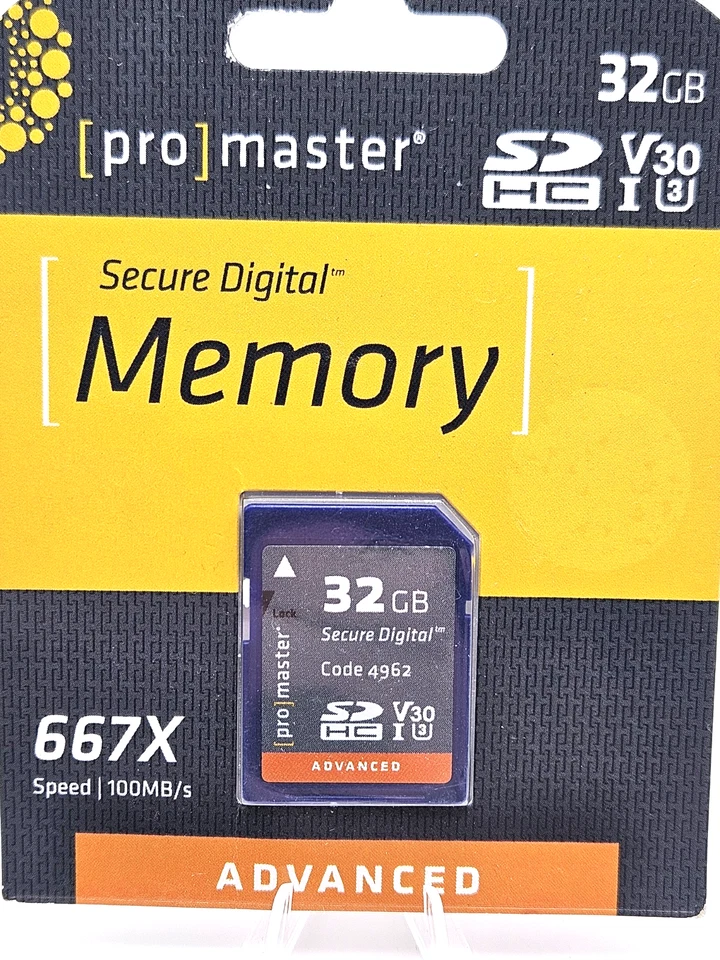 Promaster 32GB SDHC 633X High Speed Advanced Memory Card #4962 - Image 2 of 3