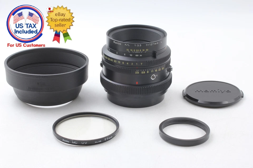 No Fog [Near MINT] MAMIYA K/L KL 127mm f/3.5 L Lens For RB67 Pro S SD From JAPAN - Image 2 of 4