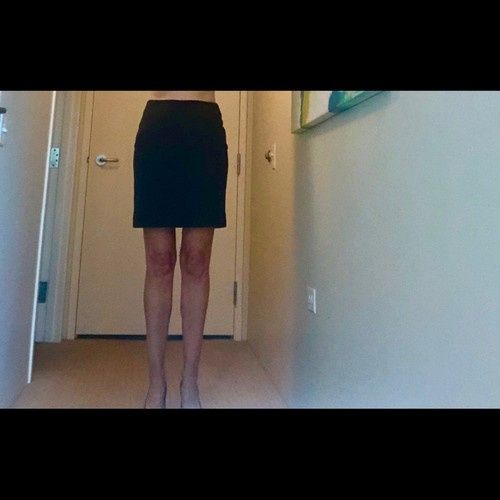Akris Punto Jersey Mini Navy Pencil Skirt - Sz 2 - Picture 6 of 7