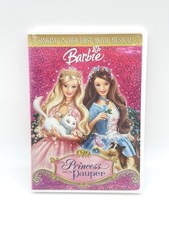 2004 Barbie As The Princess and the Pauper DVD Movie Mattel Complete w/ Music CD