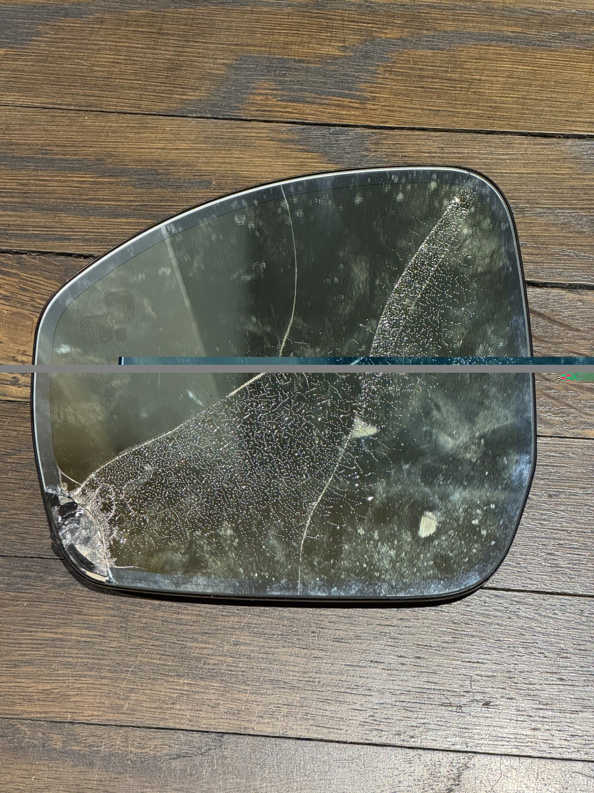 14-19 Range Rover Sport Left Auto Dim Heated Mirror Glass Blind Spot Oem DAMAGED