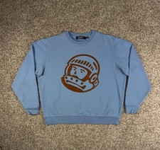 Billionaire Boys Club Astro Embroidered Crew Blue Sweatshirt Men's Size 2XL