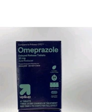 Up&Up | Omeprazole 20 mg - 42 Tablets for Heartburn Relief, 3 Treatments