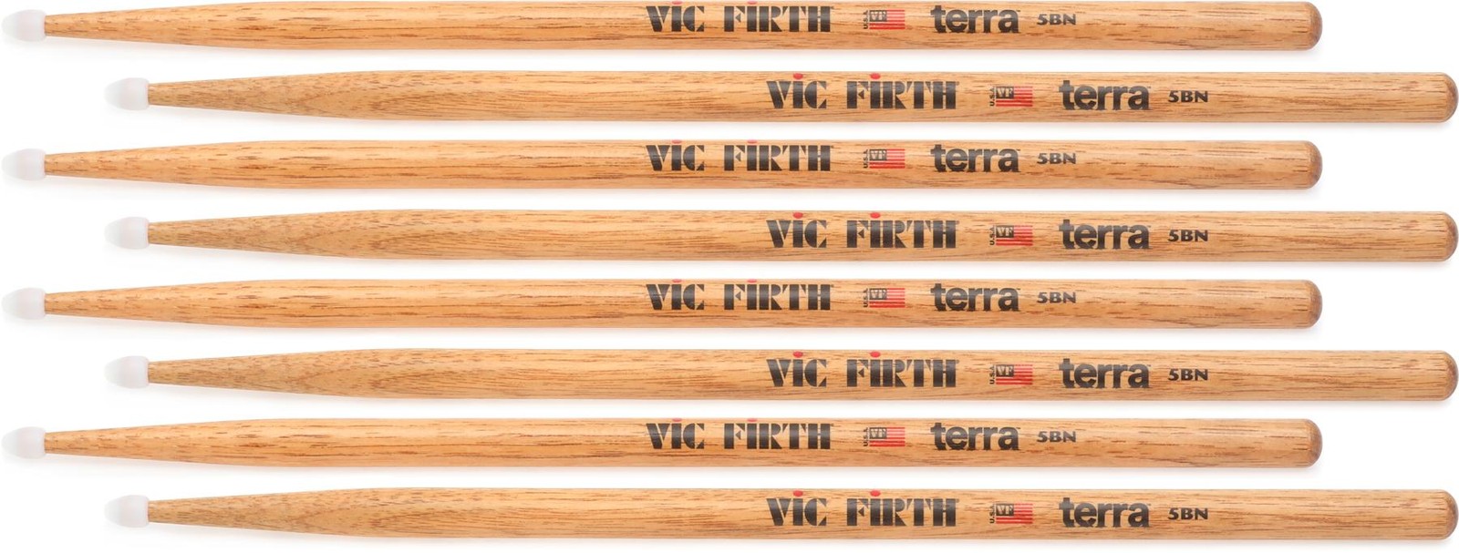 Барабанные палочки Vic Firth American Classic Terra - 5B нейло наконечник 4 упаковки 7690₽