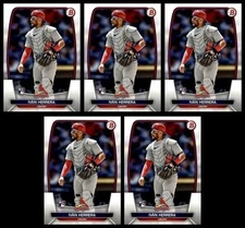 Lot of 5 2023 Bowman #30 Ivan Herrera St. Louis Cardinals RC
