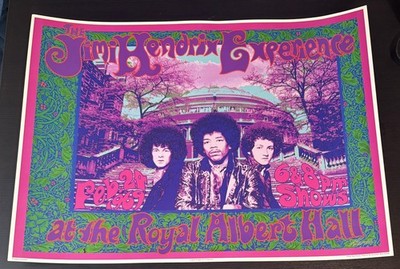 Jimi Hendrix Experience Royal Albert Hall Last Show England 1969 Signed  