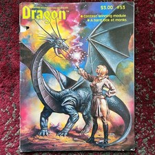 The Dragon Magazine 53 vol 6 no 3 Clyde Caldwell 1981 TSR Vintage D D Fantasy