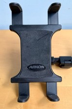 Arkon Slim Grip Tablet Mount w Adjustable Mounting Arm Plus Two Clamps.