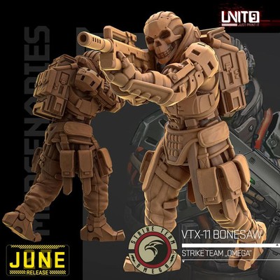 Bonesaw (4 poses available) - 28/32mm - Unit9 - Cyberpunk/science Fiction