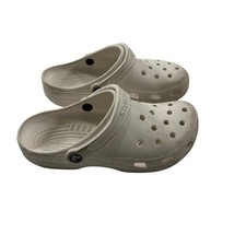 Crocs Unisex Kid's Clogs Classic White Slip M 6 W 8