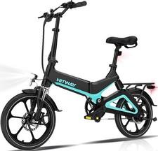 HITWAY 16“ Elektrofahrrad 250W Faltbares Fahrrad 36V 7.8Ah Li-Ion Batterie 70KM