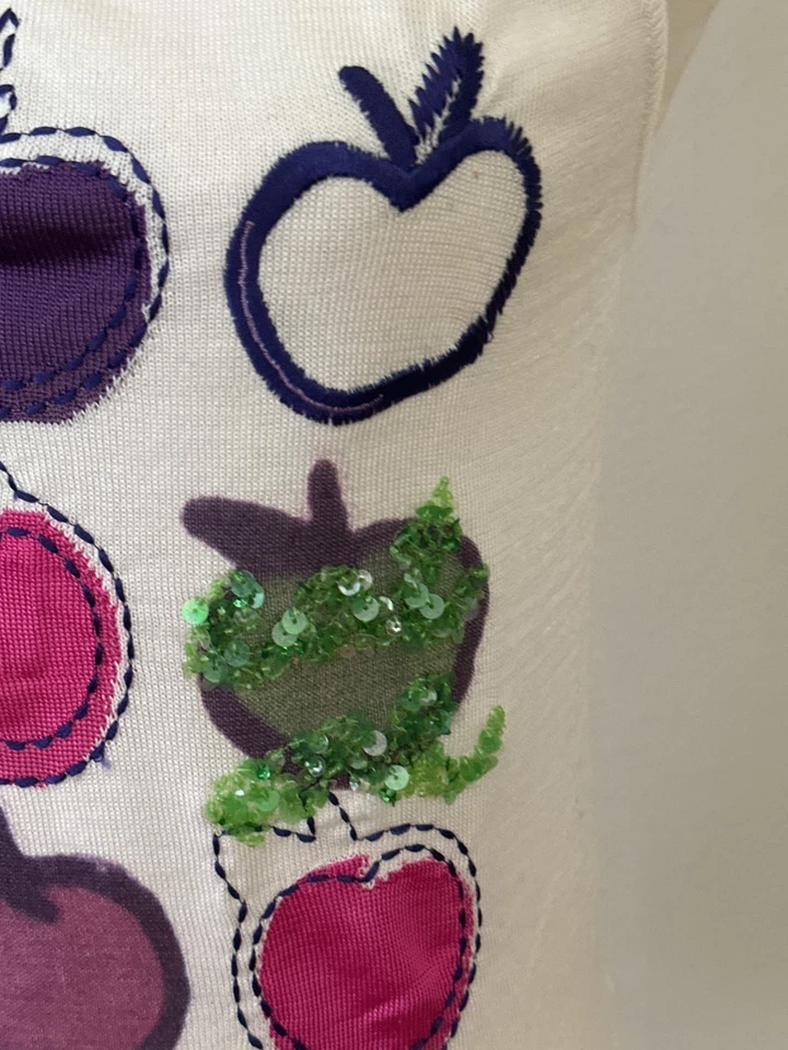 Женская майка Iceberg ICE B размер S вязаная вышитая бисером камзол шелковая смесь - Изображение 4 из 4