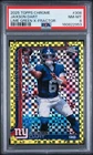 2025 TOPPS CHROME LIME GREEN X-FRACTOR #306 JAXSON DART ROOKIE RC PSA 8