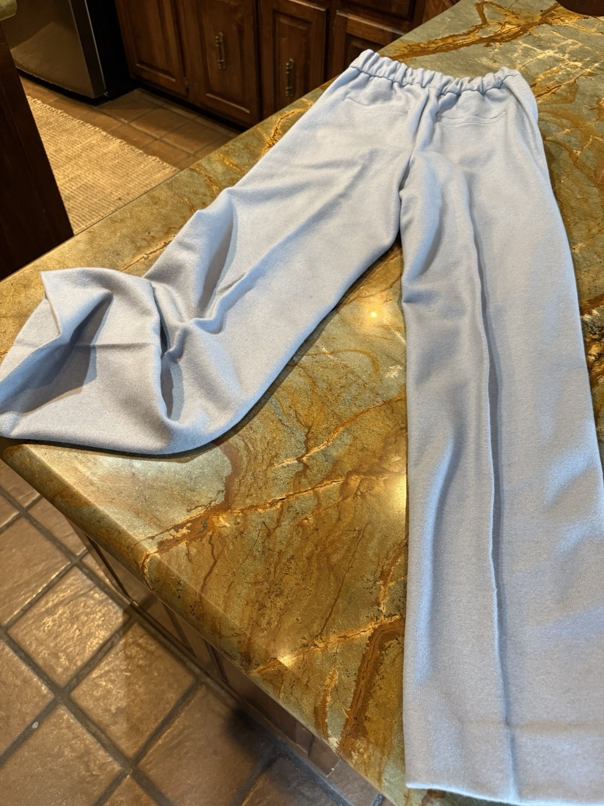 Pantalón de lana azul francés Banana Republic para mujer. Talla 4. Nuevo con etiquetas.
