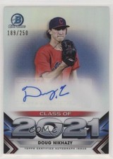 2021 Bowman Draft Class of 2021 Auto 189/250 Doug Nikhazy #C21-DN Auto n1u