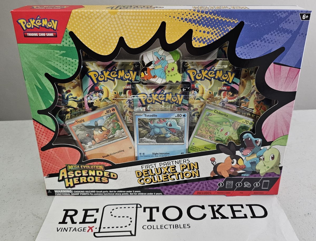 Pokémon Ascended Heroes First Partners Deluxe Pin Collection