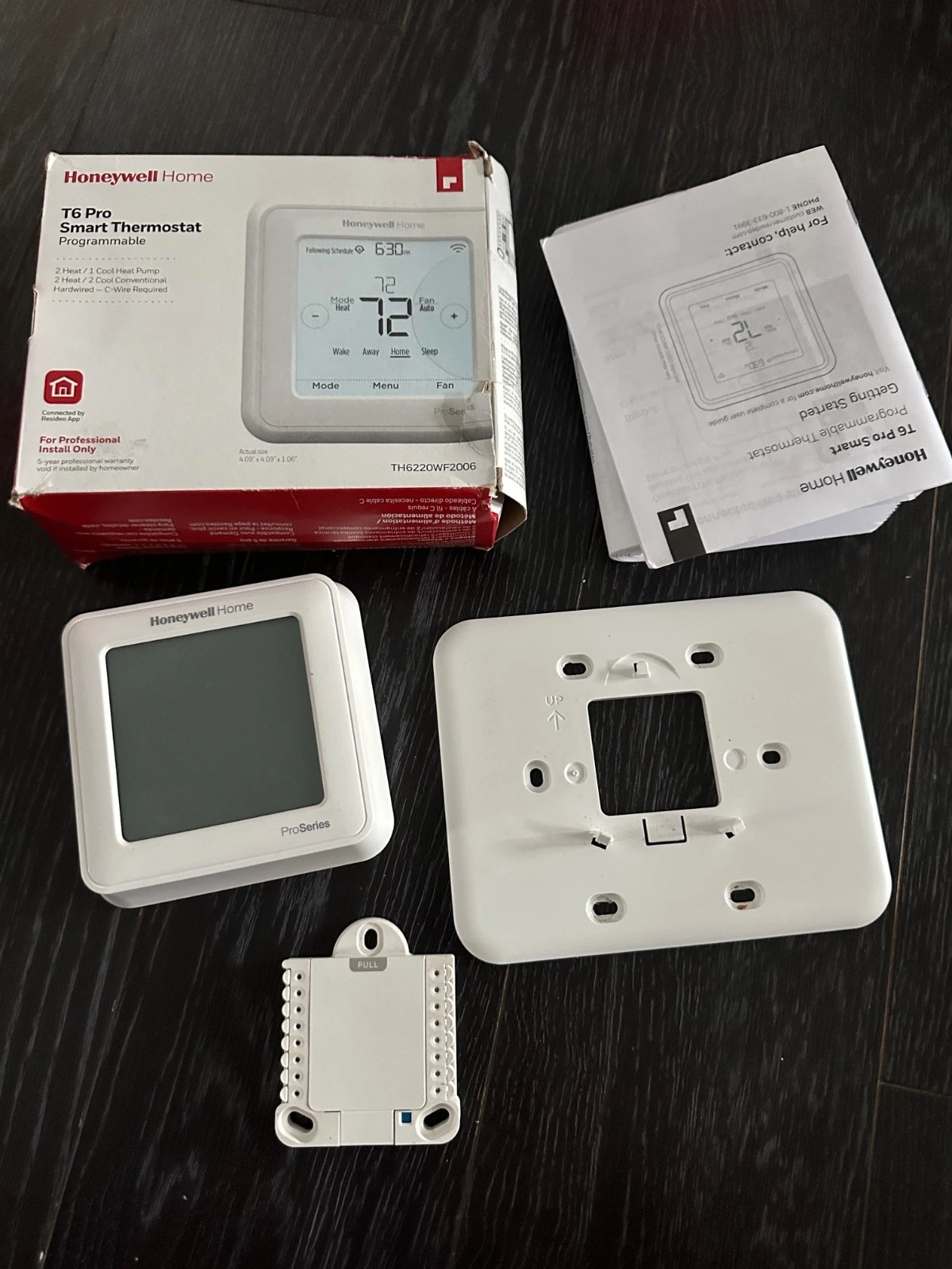Honeywell Home T6 Pro White Programmable Smart Thermostat TH6220WF2006
Opens in a new window or tab