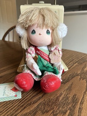 Vintage Precious Moment Doll The  Spreading Christmas Cheer  Edition From 1988